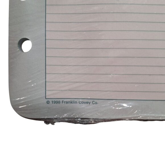 Franklin Planner Lined Page Insert Seven Ring Classic Basic Refill Replacement - Picture 3 of 4